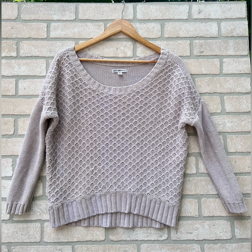 Knitted baggy sweater